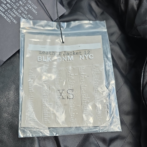 BLK DNM Black Leather Jacket - Picture 16 of 16